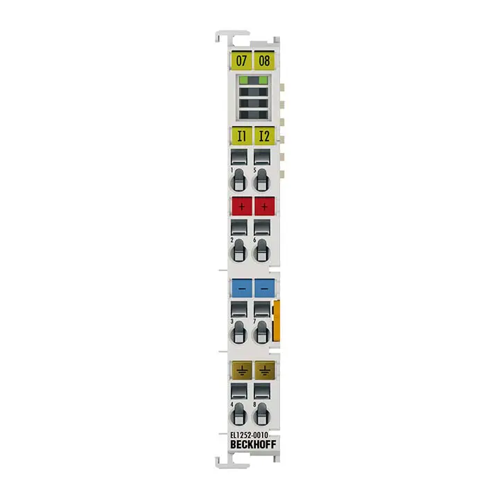 EL1252-0010 | Beckhoff | Клемма EtherCAT, 2-канальный цифровой вход, 24 V DC, 10 µs, метка времени