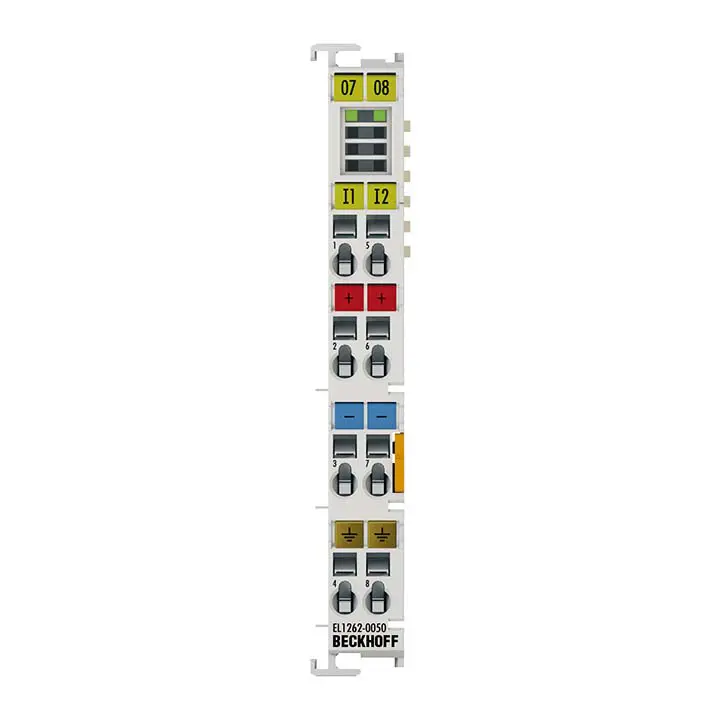 EL1262-0050 | Beckhoff | Клемма EtherCAT, 2-канальный цифровой вход, 5 V DC, 1 µs, oversampling