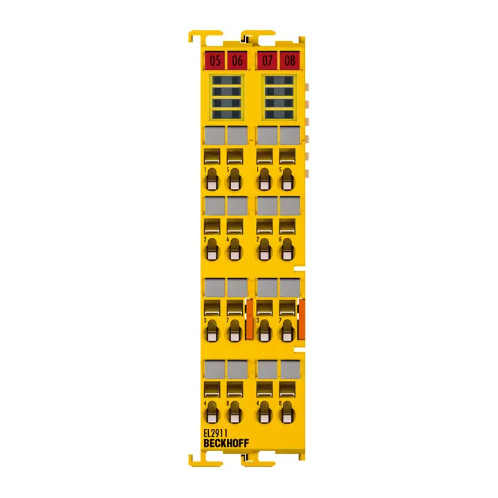 EL2911 | Beckhoff | EtherCAT Terminal, 4-канальный цифровой вход + 1-канальный цифровой выход, 24 В DC, 10 А, TwinSAFE, TwinSAFE Logic