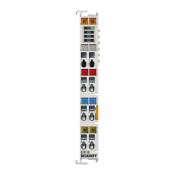 EL9110 | Beckhoff | Клемма EtherCAT, подача потенциала, 24 V DC, 10 A, с диагностикой