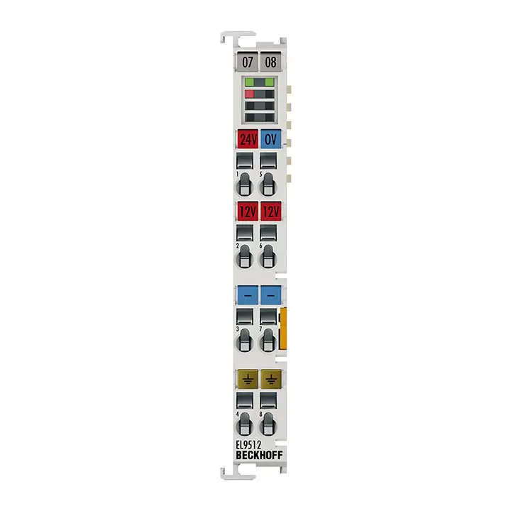 EL9512 | Beckhoff | Клемма EtherCAT, питание, 12 V DC, 0.5 A