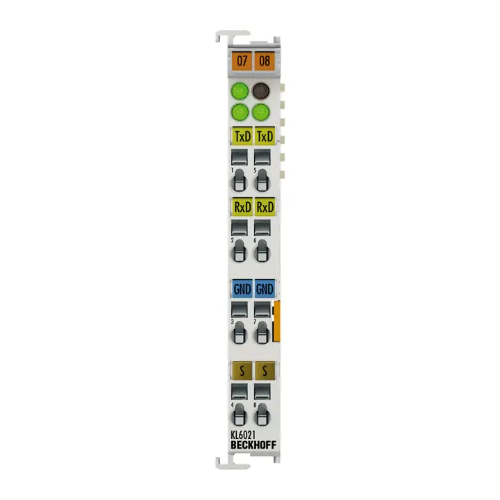 KL6021 | Beckhoff | Bus Terminal, 1-канальный коммуникационный интерфейс, последовательный, RS422/RS485