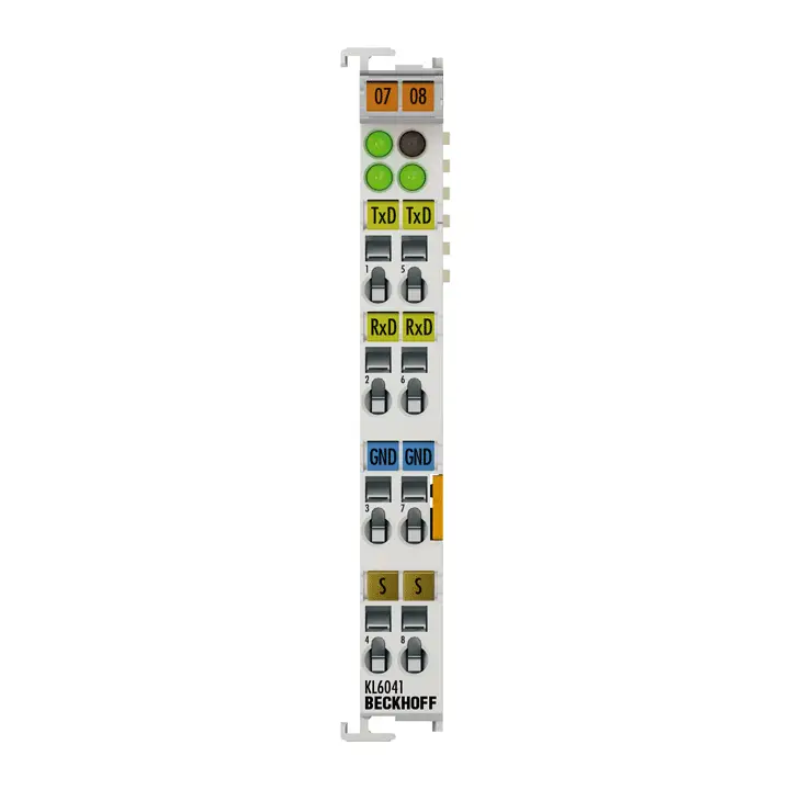 KL6041 | Beckhoff | Bus Terminal, 1-канальный коммуникационный интерфейс, последовательный, RS422/RS485